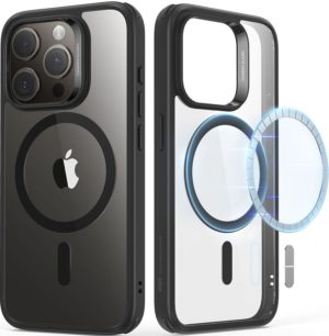 ESR Classic Hybrid HaloLock - Ανθεκτική MagSafe Θήκη Apple iPhone 15 Pro - Clear / Black (4894240173466) 115849