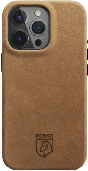 Rosso Elite Back Cover - Δερμάτινη Θήκη MagSafe - Apple iPhone 15 Pro - Light Brown (8719246442049) 119364