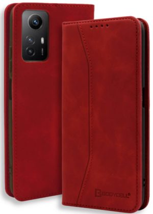 Bodycell Θήκη - Πορτοφόλι Xiaomi Redmi Note 12S - Red (5206015021619) 04-01169