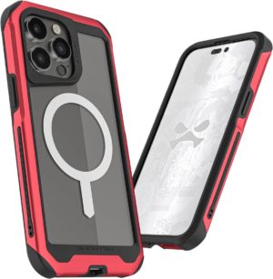 Ghostek Atomic Slim 4 - Ανθεκτική Θήκη MagSafe - Apple iPhone 15 Pro Max - Red (GHOCAS3531) GHOCAS3531