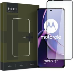 Hofi Premium Pro+ Tempered Glass - Fullface Αντιχαρακτικό Γυαλί Οθόνης - Motorola Moto G84 - Black (9319456606768) 116534