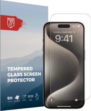 Rosso Tempered Glass - Αντιχαρακτικό Προστατευτικό Γυαλί Οθόνης Apple iPhone 15 Pro - Clear (8719246401077) 116335