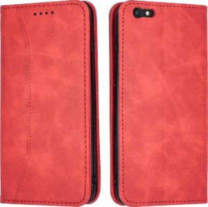 Bodycell Θήκη - Πορτοφόλι Apple iPhone 6S Plus / 6 Plus - Red (5206015057366) 82560