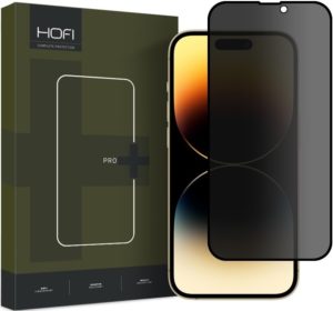 Hofi Anti Spy Pro+ Tempered Glass Privacy - Full Face Αντιχαρακτικό Γυαλί Προστασίας Απορρήτου Οθόνης - Apple iPhone 15 Pro - Black (9319456604658) 116539