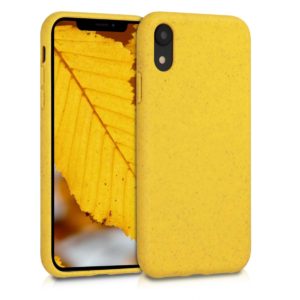 Kalibri Θήκη Σιλικόνης TPU - Natural Wheat Straw Apple iPhone XR - Yellow (49105.06) 49105.06