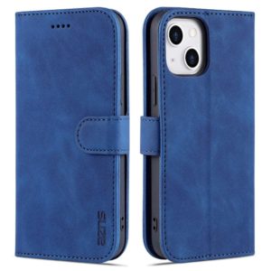 Θήκη iphone 14 Plus AZNS Wallet PU Leather Stand-Blue MPS15693