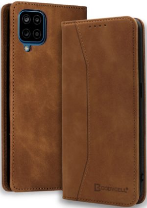 Bodycell Θήκη - Πορτοφόλι Samsung Galaxy A12 - Brown (5206015062957) 81359