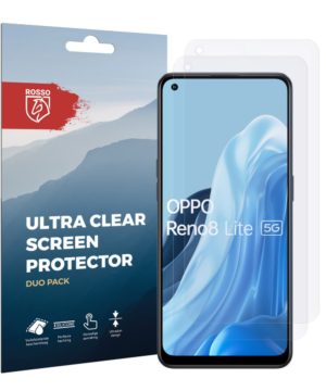 Rosso Ultra Clear Screen Protector - Μεμβράνη Προστασίας Οθόνης - OnePlus Nord N20 5G / Oppo Reno 8 Lite - 2 Τεμάχια (8719246353505) 105970