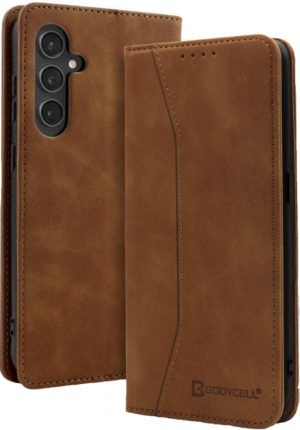 Θήκη Πορτοφόλι - Samsung Galaxy S24 - Bodycell Book Case - Brown (5206015073496) BB-00023
