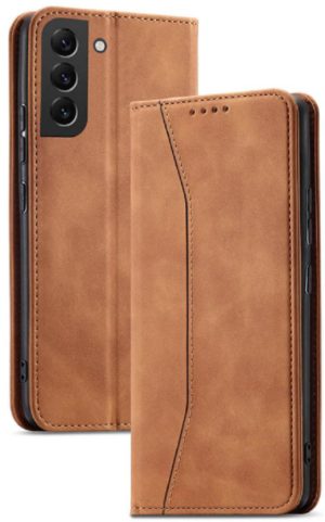 Bodycell Θήκη - Πορτοφόλι Samsung Galaxy S22 Plus 5G - Brown (5206015058547) 04-00361
