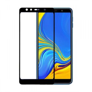 Full Cover Tempered Glass RURIHAI for Samsung Galaxy A7 2018-black MPS15870