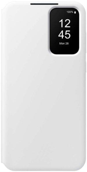 Θήκη Flip με Ενεργό Πορτάκι - Samsung Galaxy A55 - Official Samsung S View Wallet Cover - White (EF-ZA556CWEGWW) 13023916