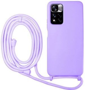 Vivid Silicone Lace - Θήκη Σιλικόνης με Λουράκι Λαιμού - Xiaomi Redmi 10 / Redmi 10 2022 - Lilac (VISILACE194LILAC) 13018701