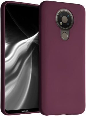 KWmobile Θήκη Σιλικόνης Nokia 3.4 - Bordeaux Violet (53495.187) 53495.187