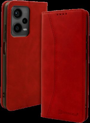 Bodycell Θήκη - Πορτοφόλι Xiaomi Redmi Note 12 Pro Plus - Red (5206015019852) 04-01154