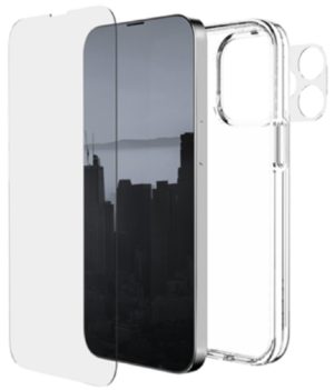 X-Doria Raptic 3 in 1 Premium Pack - Σετ Διάφανη Θήκη / Tempered Glass / Lens Glass Προστατευτικό Γυαλί Οθόνης και Κάμερας - Apple iPhone 13 Pro (469920) 13017930