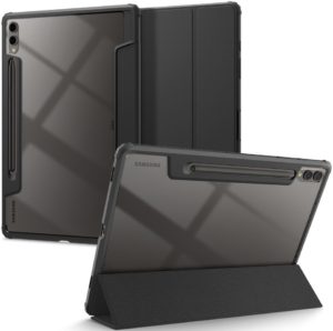 Spigen Ultra Hybrid Pro - Θήκη Samsung Galaxy Tab S9 Plus 12.4 X810 / X816B με Υποδοχή για Γραφίδα - Black (ACS07076) ACS07076