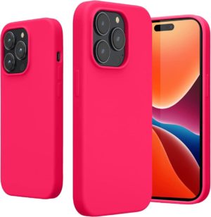 KWmobile Soft Flexible Rubber Cover - Θήκη Σιλικόνης Apple iPhone 14 Pro - Neon Pink (59073.77) 59073.77