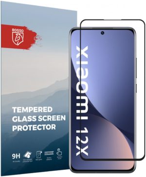 Rosso Tempered Glass - FullFace Αντιχαρακτικό Προστατευτικό Γυαλί Οθόνης Xiaomi 12 / 12X - Black (8719246358203) 103423