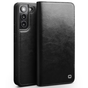 Θήκη Samsung Galaxy S22 genuine QIALINO Classic Leather Wallet Case-Black MPS15636