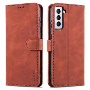 Θήκη Samsung Galaxy S21 FE 5G AZNS Wallet Leather Stand-Brown MPS15483