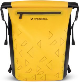 Wozinsky Bicycle Backpack 2in1 - Αδιάβροχο Σακίδιο Πλάτης / Τσάντα Σχάρας Ποδηλάτου με Ανακλαστήρες Φωτός - 23L - Yellow (WBB31YE) WBB31YE