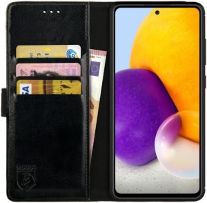Rosso Element PU Θήκη Πορτοφόλι Samsung Galaxy A72 - Black (8719246296635) 115950