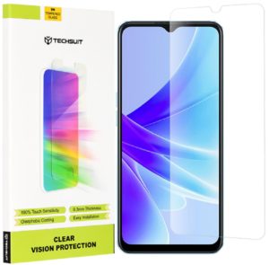 Techsuit Clear Vision Tempered Glass - Αντιχαρακτικό Προστατευτικό Γυαλί Οθόνης - Oppo A57 4G / A57s - Transparent (0743407501335) 113226