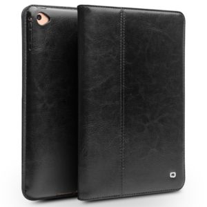 Θήκη for iPad Mini 4/5 genuine Leather QIALINO Folding Stand and Auto Sleep Wake up Smart Features -Black MPS14649