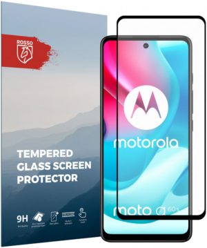 Rosso Tempered Glass - FullFace Αντιχαρακτικό Προστατευτικό Γυαλί Οθόνης Motorola Moto G60S - Black (8719246339790) 96317