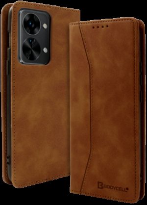Bodycell Θήκη - Πορτοφόλι OnePlus Nord 2T - Brown (5206015016479) 04-01043