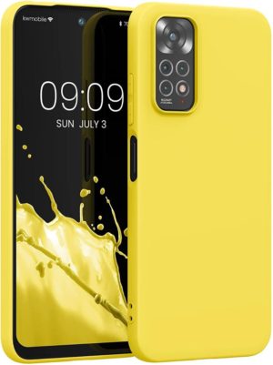 KWmobile Θήκη Σιλικόνης Xiaomi Redmi Note 11 / 11S - Vibrant Yellow (57368.165) 57368.165