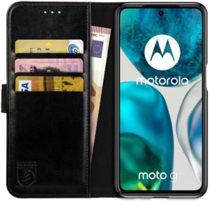 Rosso Element PU Θήκη Πορτοφόλι Motorola Moto G52 - Black (8719246360909) 114414