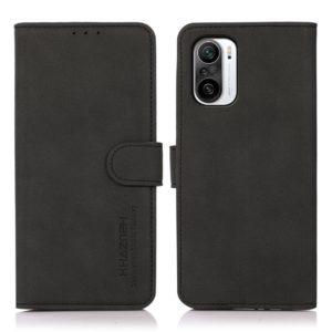 Θήκη Xiaomi Poco F3 KHAZNEH Vintage Style Leather Wallet-black MPS15457