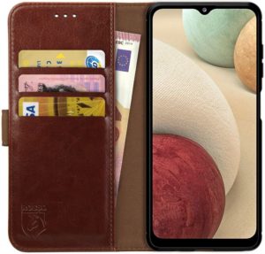 Rosso Element PU Θήκη Πορτοφόλι Samsung Galaxy A12 - Brown (8719246290633) 89411