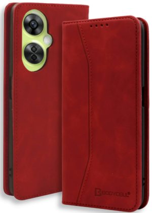 Bodycell Θήκη - Πορτοφόλι OnePlus Nord CE 3 Lite - Red (5206015021589) 04-01172