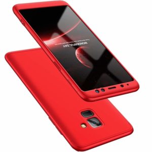GKK Θήκη Hybrid Full Body 360° Samsung Galaxy A8 2018 - Red (45176) 45176