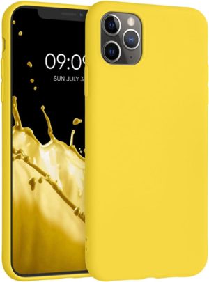 KWmobile Θήκη Σιλικόνης Apple iPhone 11 Pro Max - Vibrant Yellow (49789.165) 49789.165