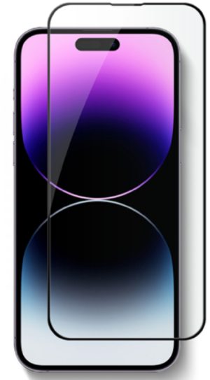 Vivid Full Face Tempered Glass - Αντιχαρακτικό Γυαλί Οθόνης Apple iPhone 14 Pro - Black (VITEMP297BK) 13019907