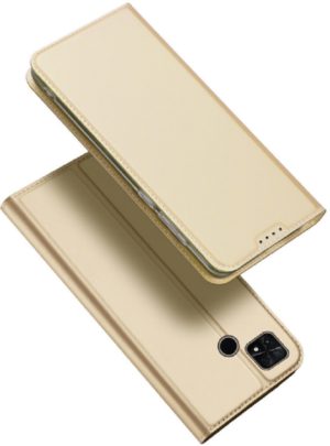 Duxducis SkinPro Θήκη Πορτοφόλι Xiaomi Poco C40 - Gold (6934913034910) 111022