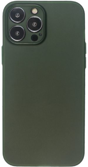 Vivid Θήκη Σιλικόνης Slim Apple iPhone 13 Pro -Transparent / Green (VISLIM197GR) 13018613