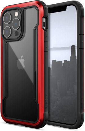 X-Doria Raptic Shield Pro Ανθεκτική Αντιμικροβιακή Θήκη Apple iPhone 13 Pro - Red (472708) 13017923