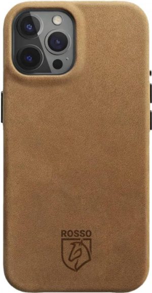 Rosso Elite Back Cover - Δερμάτινη Θήκη MagSafe - Apple iPhone 15 Pro Max - Light Brown (8719246442018) 119368