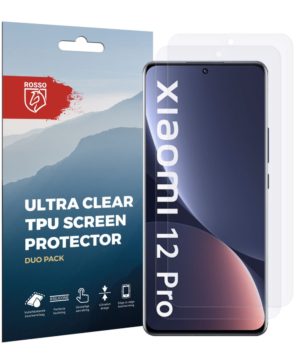 Rosso Ultra Clear Screen Protector - Μεμβράνη Προστασίας Οθόνης - Xiaomi 12 Pro - 2 Τεμάχια (8719246358296) 103419