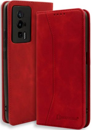 Bodycell Θήκη - Πορτοφόλι Xiaomi Poco F5 Pro - Red (5206015021848) 04-01160