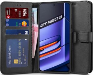 Tech-Protect Wallet - Θήκη Πορτοφόλι Realme GT Neo 3 - Black (9589046921797) 101582-a