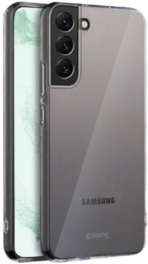 Crong Slim Διάφανη Θήκη Σιλικόνης Samsung Galaxy S22 Plus 5G - 0.8mm - Transparent (CRG-CRSLIM-SGS22P-TRS) CRG-CRSLIM-SGS22P-TRS