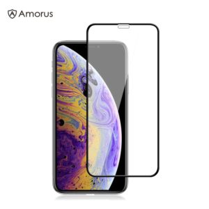 Tempered Glass Full Cover AMORUS for iphone 11 Pro Max /XS Max 6.5΄ -Black MPS13762