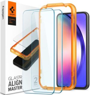 Spigen GLAS.tR ALIGNmaster - Αντιχαρακτικό Γυάλινο Tempered Glass Samsung Galaxy A54 - 2 Τεμάχια (AGL05966) AGL05966