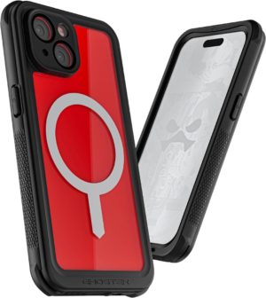 Ghostek Nautical 4 - Διάφανη Ανθεκτική Αδιάβροχη Θήκη MagSafe με Περιστρεφόμενο Κλιπ Ζώνης - Apple iPhone 15 - Clear (GHOCAS3609) GHOCAS3609